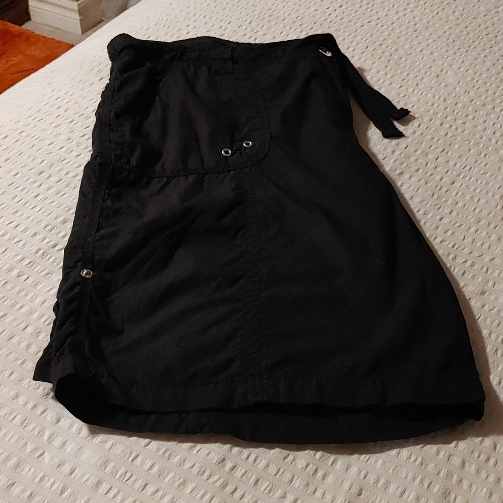 Women's Jules & James Black Cargo Shorts